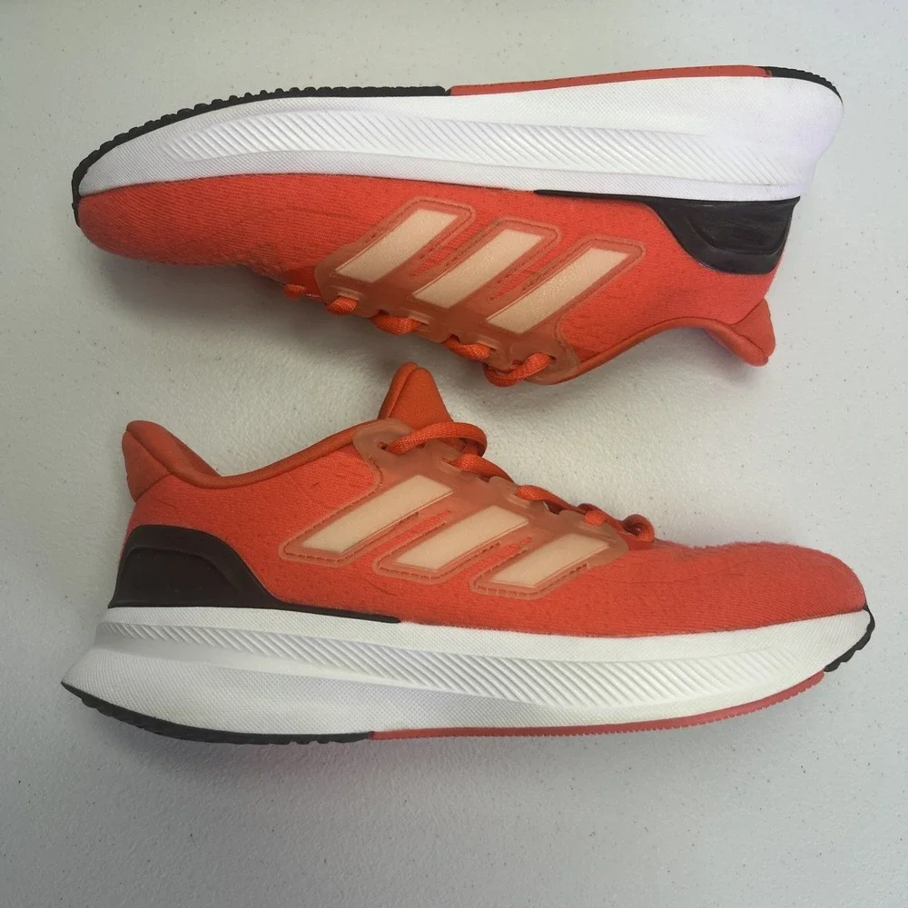 adidas Ultrarun 5 J Kids Size‎ 4 Women's 5.5 Red Solar Orange Running Shoes